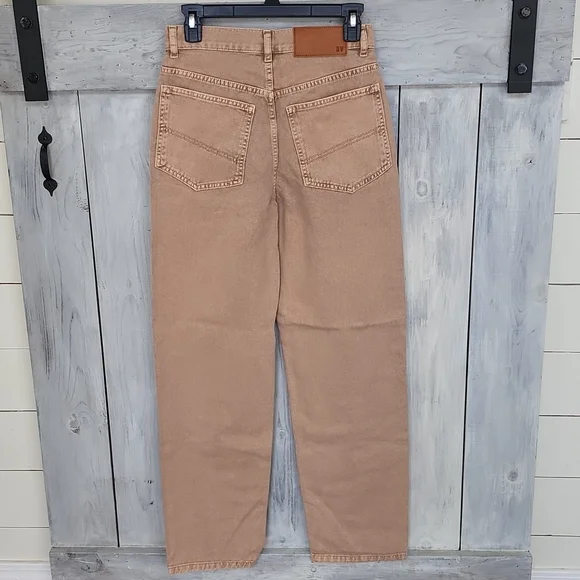 ASOS Reclaimed Vintage Inspired 90's Dad Jeans in Sand Wash W 26 NEW NWT - Picture 4 of 13